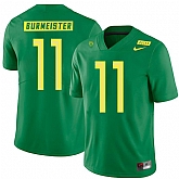 Oregon Ducks 11 Braxton Burmeister Apple Green Nike College Football Jersey Dzhi,baseball caps,new era cap wholesale,wholesale hats